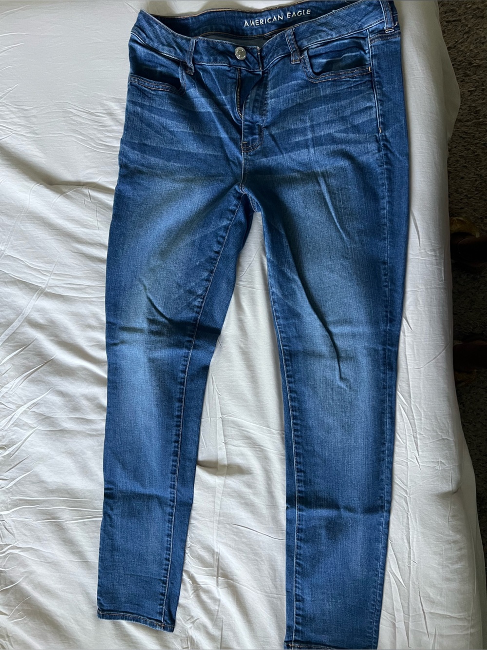 American Eagle Outfitters Blue Women's Skinny Jeggings 14 Tall